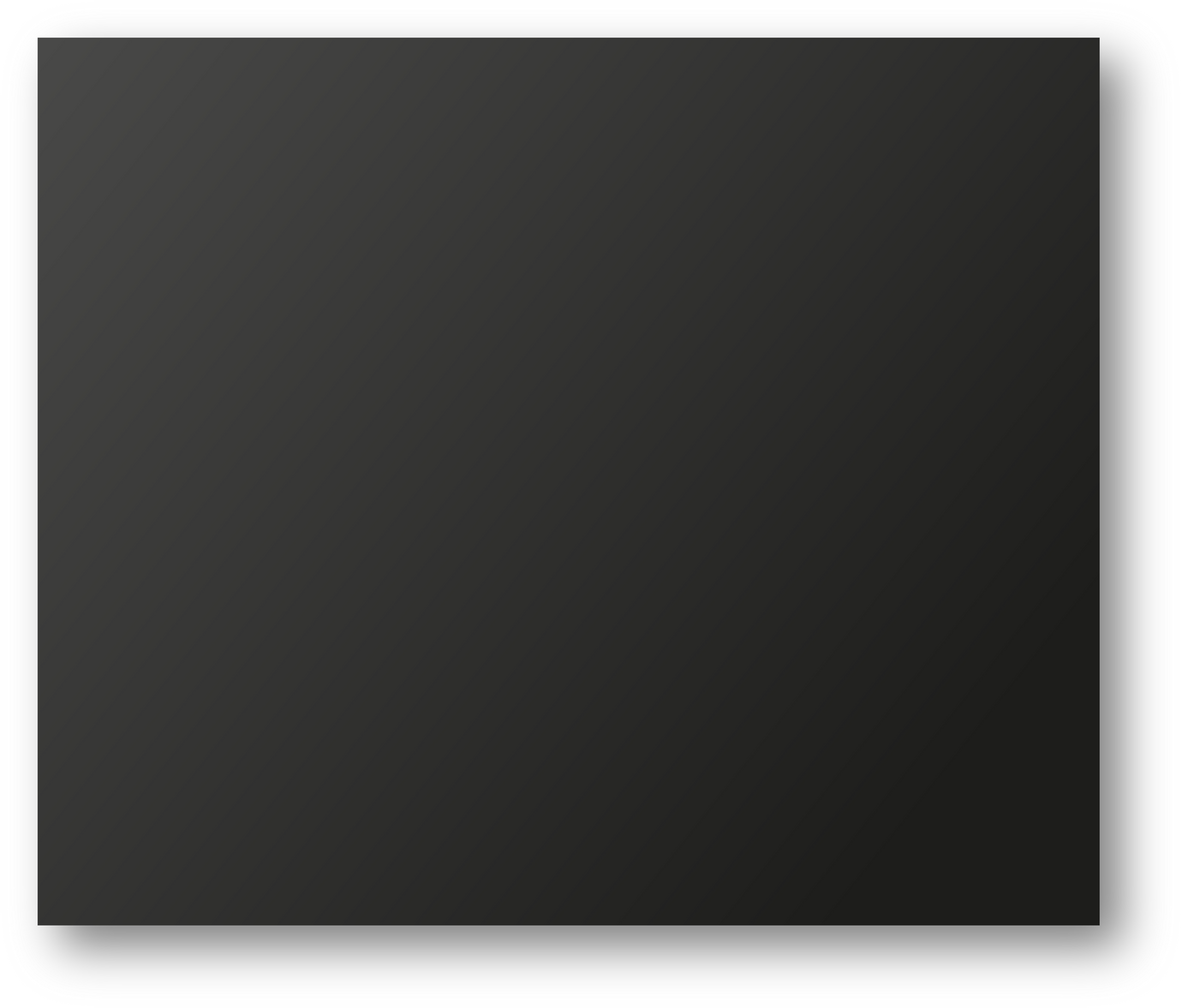 Rectangle black canvas with shadow for facebook post